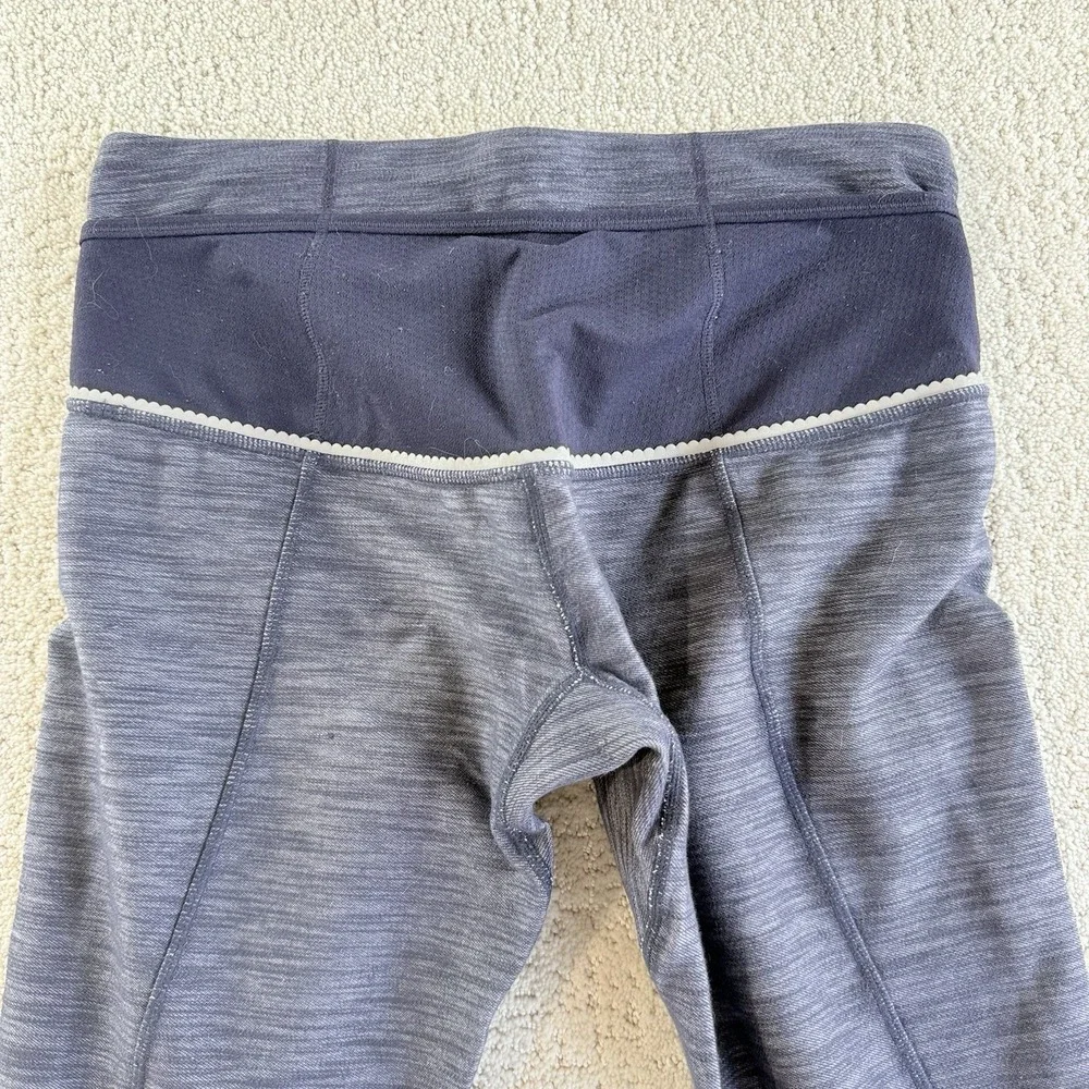 Lululemon Women's Ride on Crop‎ in Deep Indigo/Blue Size 6